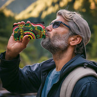 Vanuatu Personalised 4 in 1 Can Cooler Tumbler Aboriginal Dot Paitnting - Polynesian Pride