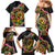 Vanuatu Personalised Family Matching Mermaid Dress and Hawaiian Shirt Aboriginal Dot Paitnting - Polynesian Pride