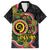 Vanuatu Personalised Family Matching Tank Maxi Dress and Hawaiian Shirt Aboriginal Dot Paitnting - Polynesian Pride