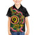 Vanuatu Personalised Family Matching Tank Maxi Dress and Hawaiian Shirt Aboriginal Dot Paitnting - Polynesian Pride