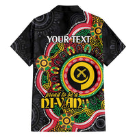 Vanuatu Personalised Hawaiian Shirt Aboriginal Dot Paitnting - Polynesian Pride
