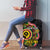 Vanuatu Personalised Luggage Cover Aboriginal Dot Paitnting - Polynesian Pride