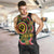Vanuatu Personalised Men Tank Top Aboriginal Dot Paitnting - Polynesian Pride