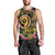 Vanuatu Personalised Men Tank Top Aboriginal Dot Paitnting - Polynesian Pride
