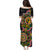 Vanuatu Personalised Puletasi Aboriginal Dot Paitnting - Polynesian Pride
