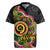 Vanuatu Personalised Rugby Jersey Aboriginal Dot Paitnting - Polynesian Pride