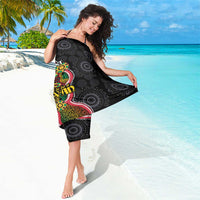 Vanuatu Personalised Sarong Aboriginal Dot Paitnting - Polynesian Pride