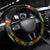 Vanuatu Steering Wheel Cover Aboriginal Dot Paitnting - Polynesian Pride