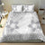 Lotu Tamaiti White Sunday Bedding Set Pacific Plumeria Flowers - White Version