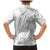 Lotu Tamaiti White Sunday Family Matching Mermaid Dress and Hawaiian Shirt Pacific Plumeria Flowers - White Version