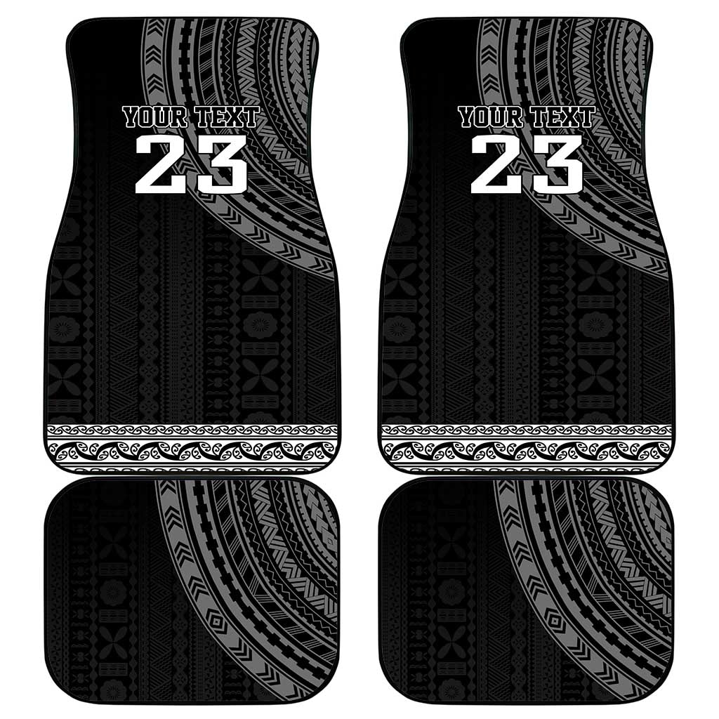 Custom Fiji New Zealand Rugby Car Mats Make History Together