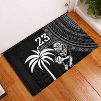 Custom Fiji New Zealand Rugby Rubber Doormat Make History Together