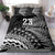 Custom Fiji New Zealand Rugby Bedding Set Cibi Dance with Black Fern