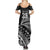 Custom Fiji New Zealand Rugby Summer Maxi Dress Cibi Dance with Black Fern