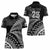 Custom Fiji New Zealand Rugby Women Polo Shirt Cibi Dance with Black Fern