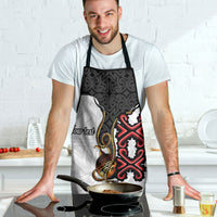Personalised Papua New Guinea Oro Necklace Apron Black Melanesia Traditional Pattern