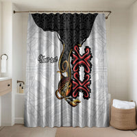 Personalised Papua New Guinea Oro Necklace Bathroom Set Black Melanesia Traditional Pattern
