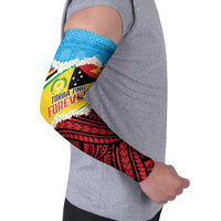Personalised Torba PNG Forever Arm Sleeves Polynesian Sand Art - Polynesian Pride