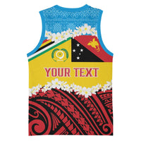 Personalised Torba PNG Forever Basketball Jersey Polynesian Sand Art - Polynesian Pride