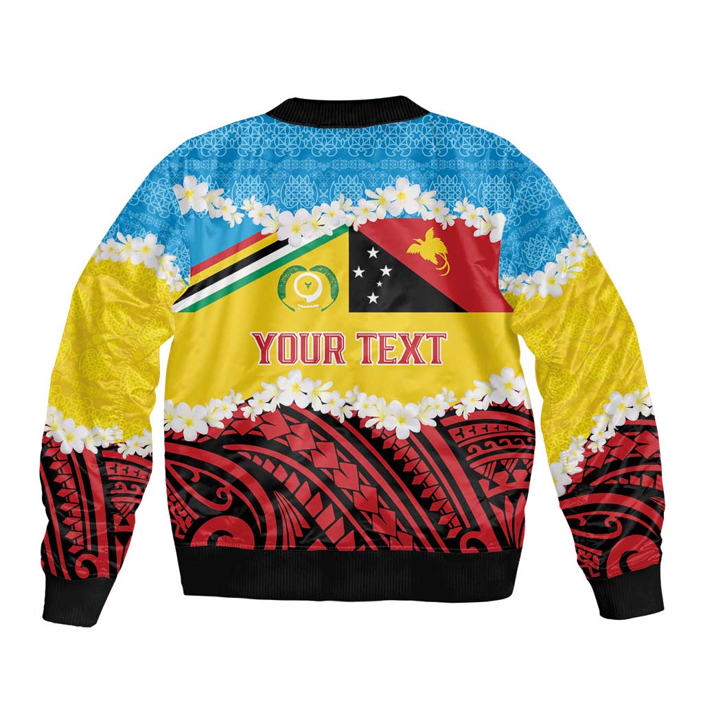 Personalised Torba PNG Forever Bomber Jacket Polynesian Sand Art - Polynesian Pride