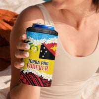 Personalised Torba PNG Forever 4 in 1 Can Cooler Tumbler Polynesian Sand Art - Polynesian Pride