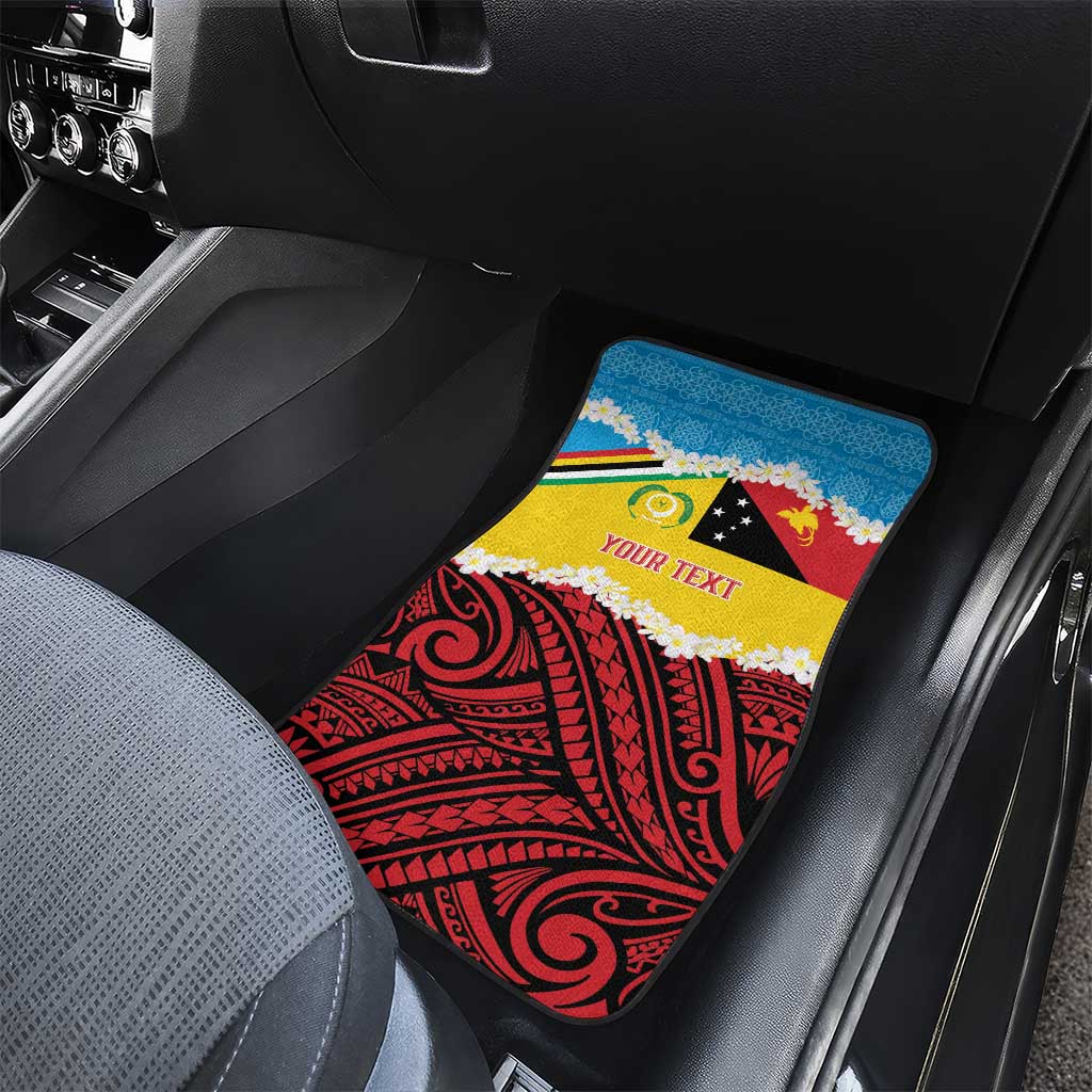 Personalised Torba PNG Forever Car Mats Polynesian Sand Art - Polynesian Pride
