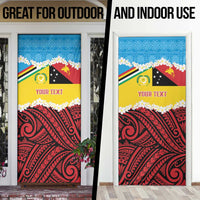 Personalised Torba PNG Forever Door Cover Polynesian Sand Art - Polynesian Pride