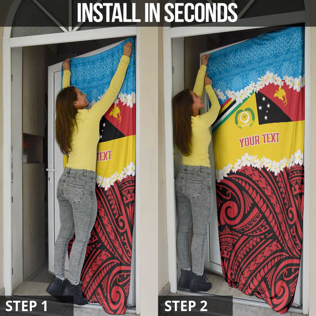 Personalised Torba PNG Forever Door Cover Polynesian Sand Art - Polynesian Pride