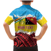Personalised Torba PNG Forever Family Matching Mermaid Dress and Hawaiian Shirt Polynesian Sand Art LT9 - Polynesian Pride