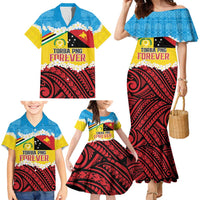 Personalised Torba PNG Forever Family Matching Mermaid Dress and Hawaiian Shirt Polynesian Sand Art LT9 - Polynesian Pride
