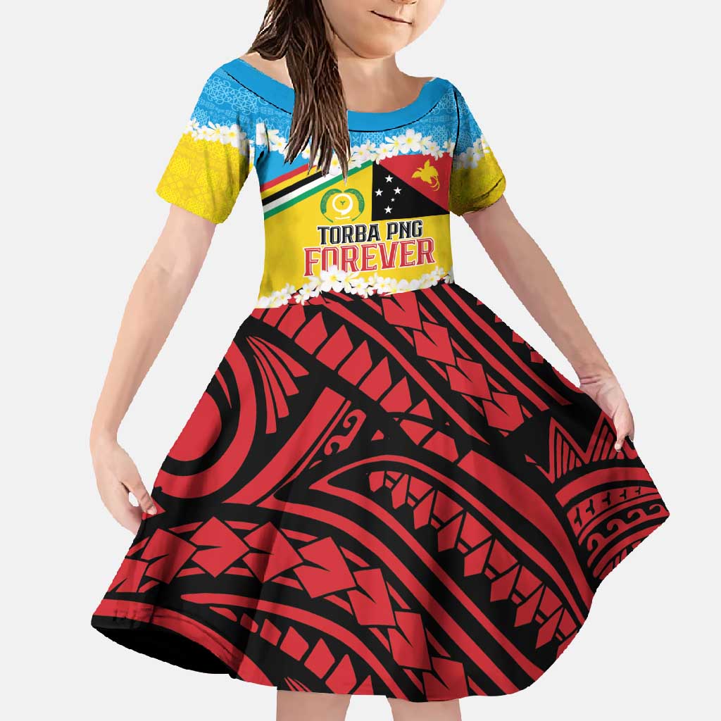 Personalised Torba PNG Forever Family Matching Off Shoulder Maxi Dress and Hawaiian Shirt Polynesian Sand Art - Polynesian Pride