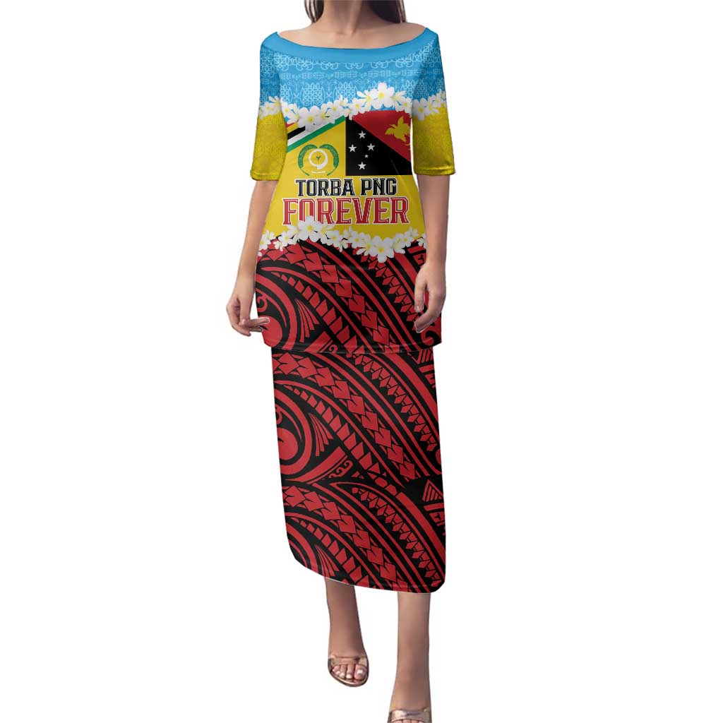 Personalised Torba PNG Forever Family Matching Puletasi and Hawaiian Shirt Polynesian Sand Art - Polynesian Pride