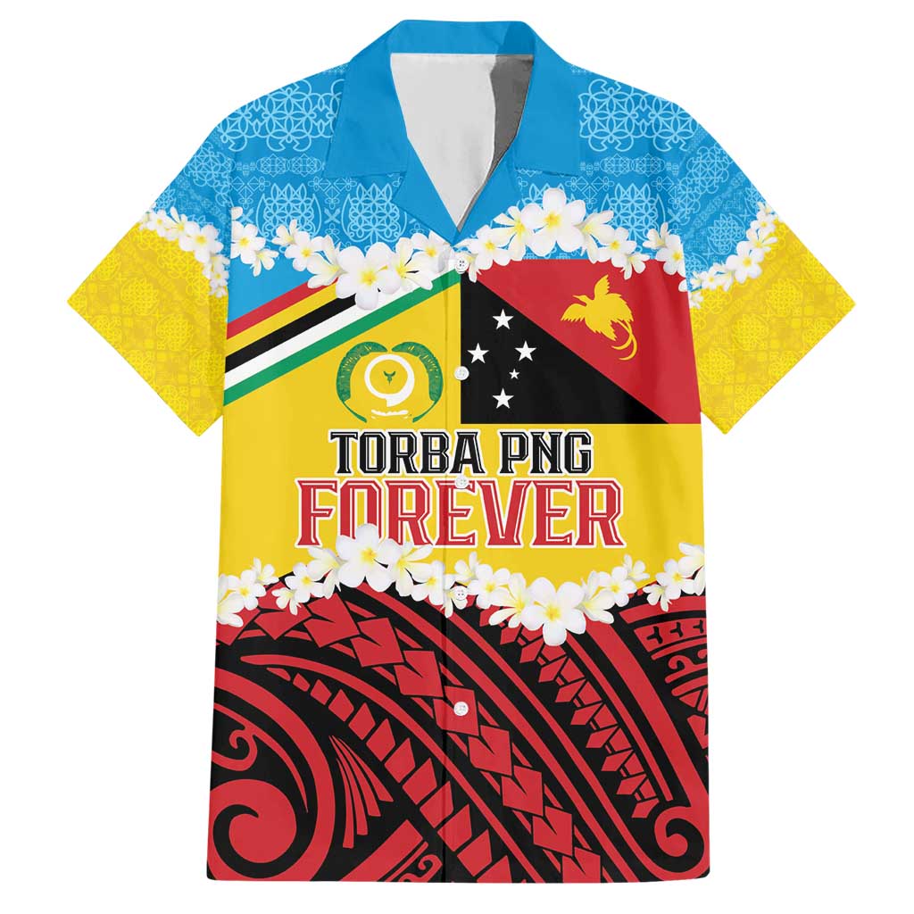 Personalised Torba PNG Forever Hawaiian Shirt Polynesian Sand Art - Polynesian Pride