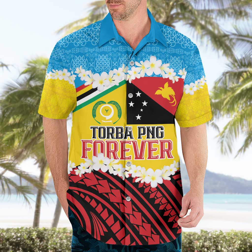 Personalised Torba PNG Forever Hawaiian Shirt Polynesian Sand Art - Polynesian Pride