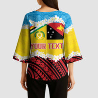 Personalised Torba PNG Forever Kimono Sleeve Blouse Polynesian Sand Art - Polynesian Pride