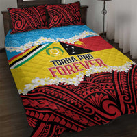 Torba PNG Forever Quilt Bed Set Polynesian Sand Art - Polynesian Pride