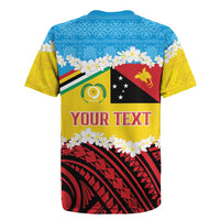 Personalised Torba PNG Forever Rugby Jersey Polynesian Sand Art - Polynesian Pride