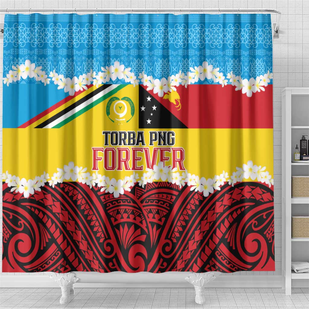 Torba PNG Forever Shower Curtain Polynesian Sand Art - Polynesian Pride