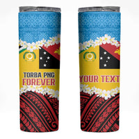 Personalised Torba PNG Forever Skinny Tumbler Polynesian Sand Art - Polynesian Pride