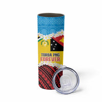 Personalised Torba PNG Forever Skinny Tumbler Polynesian Sand Art - Polynesian Pride
