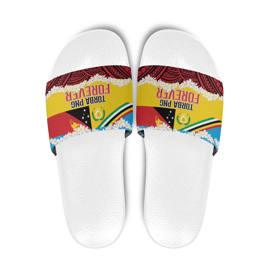 Torba PNG Forever Slide Sandals Polynesian Sand Art - Polynesian Pride