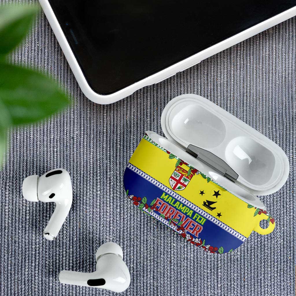 Malampa Fiji Forever AirPods Case Tagimoucia Polynesian Sand Drawing - Polynesian Pride
