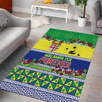 Malampa Fiji Forever Area Rug Tagimoucia Polynesian Sand Drawing - Polynesian Pride