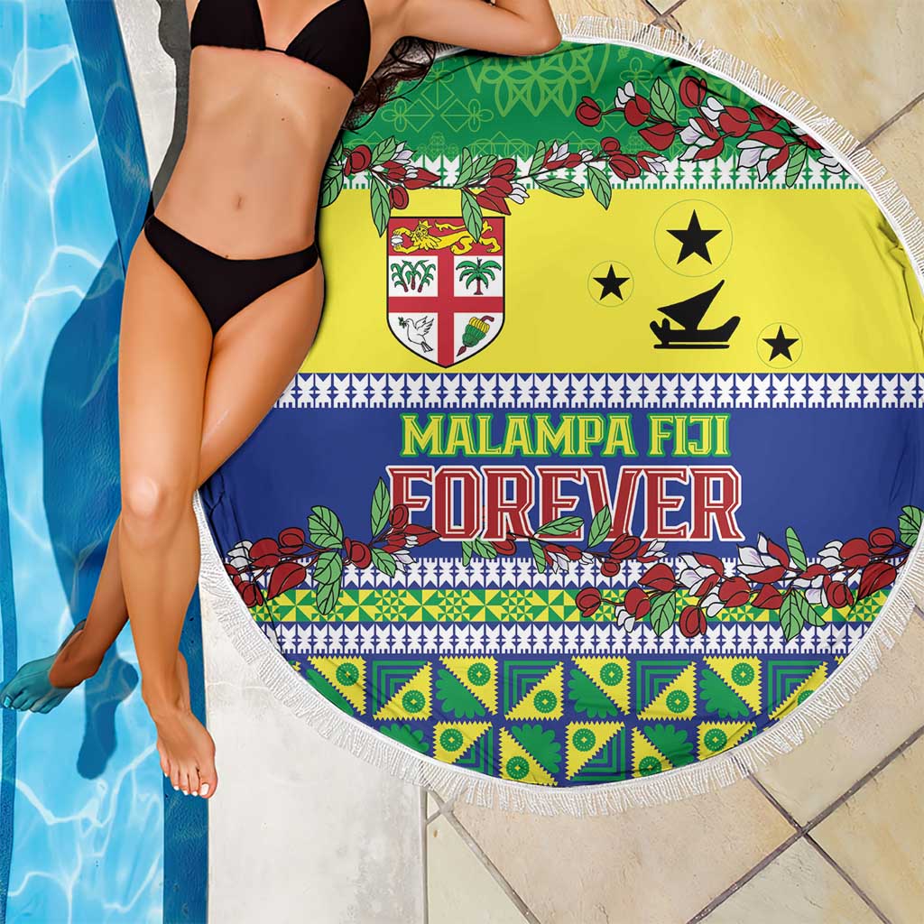 Malampa Fiji Forever Beach Blanket Tagimoucia Polynesian Sand Drawing - Polynesian Pride