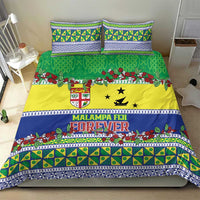 Malampa Fiji Forever Bedding Set Tagimoucia Polynesian Sand Drawing - Polynesian Pride