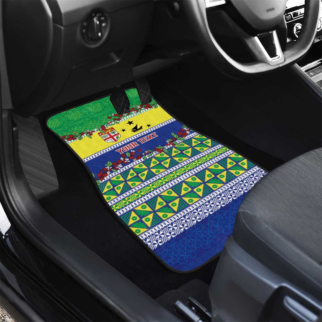 Personalised Malampa Fiji Forever Car Mats Tagimoucia Polynesian Sand Drawing - Polynesian Pride