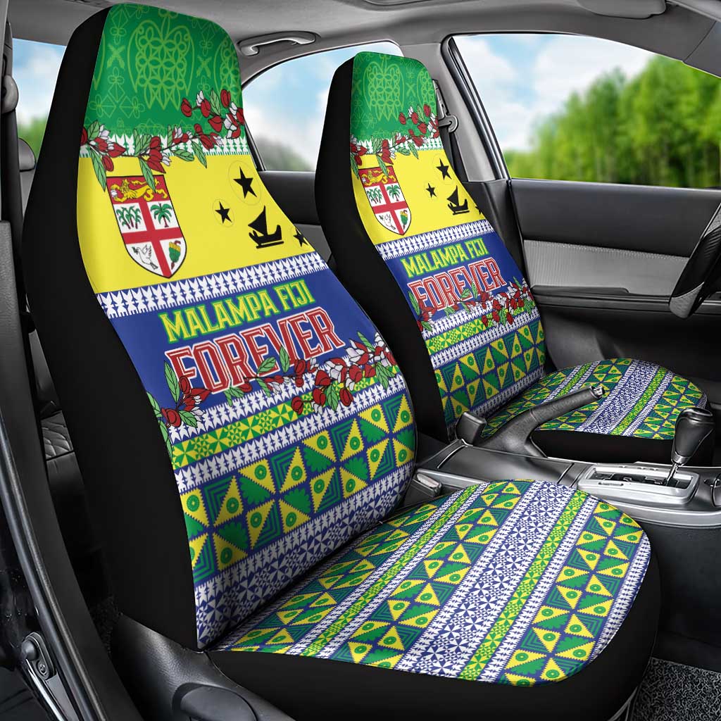 Malampa Fiji Forever Car Seat Cover Tagimoucia Polynesian Sand Drawing - Polynesian Pride