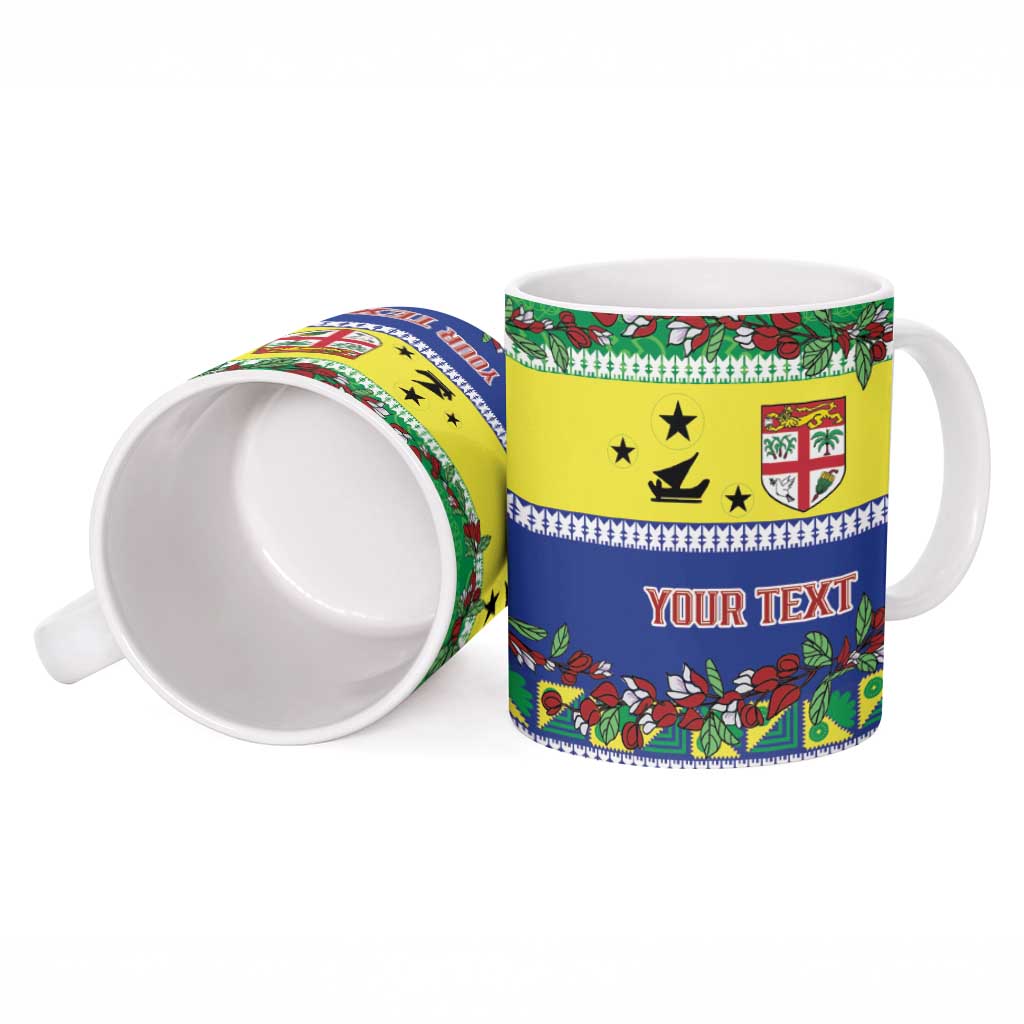 Personalised Malampa Fiji Forever Ceramic Mug Tagimoucia Polynesian Sand Drawing - Polynesian Pride