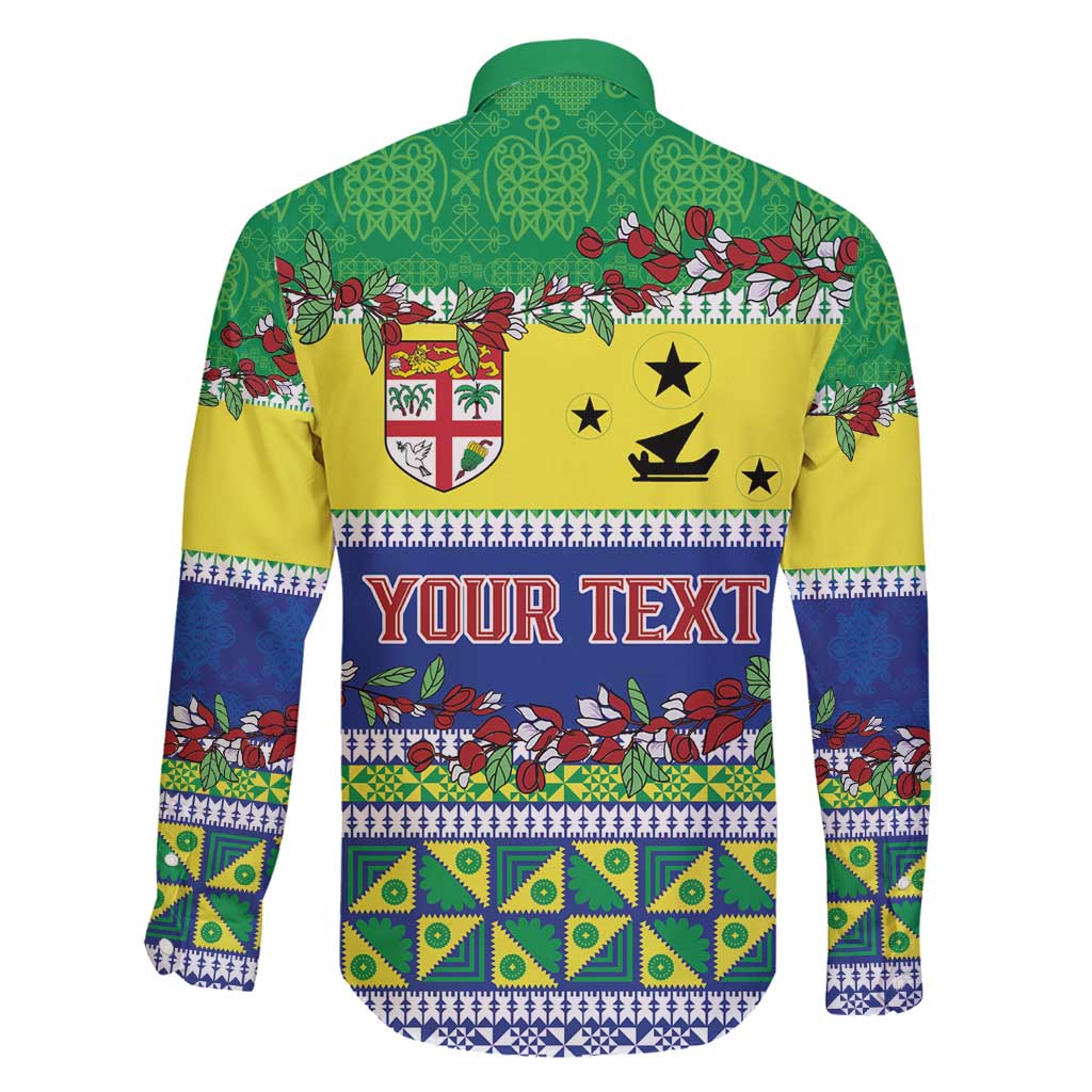 Personalised Malampa Fiji Forever Family Matching Mermaid Dress and Hawaiian Shirt Tagimoucia Polynesian Sand Drawing - Polynesian Pride