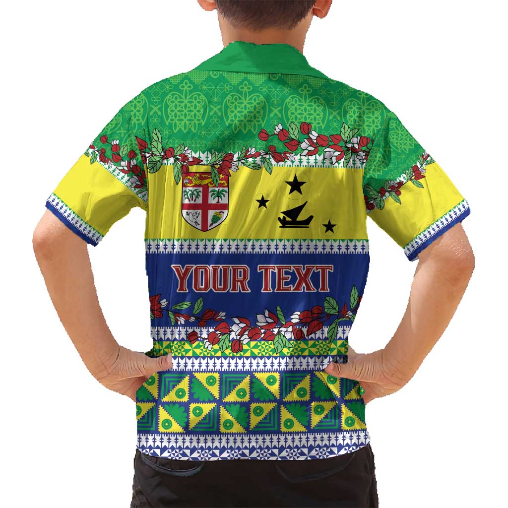 Personalised Malampa Fiji Forever Family Matching Puletasi and Hawaiian Shirt Tagimoucia Polynesian Sand Drawing LT9 - Polynesian Pride